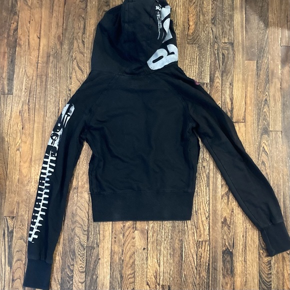 Toronto Artist Playdead. Black Hoodie with zipper design on sleeve. - Picture 4 of 5